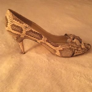 Kate Spade peep-toe pumps